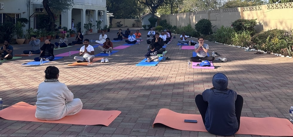 Yoga and Meditation session